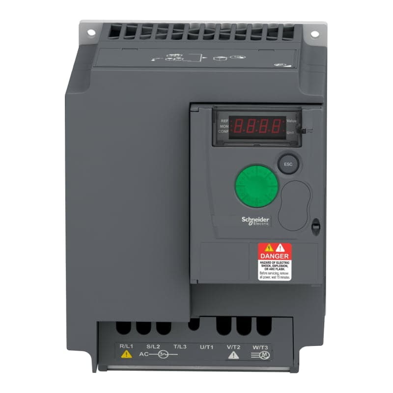 Variador trifásico SCHNEIDER ATV310HU30N4E · 4HP/3kW 7.1A 380-480V Altivar easy