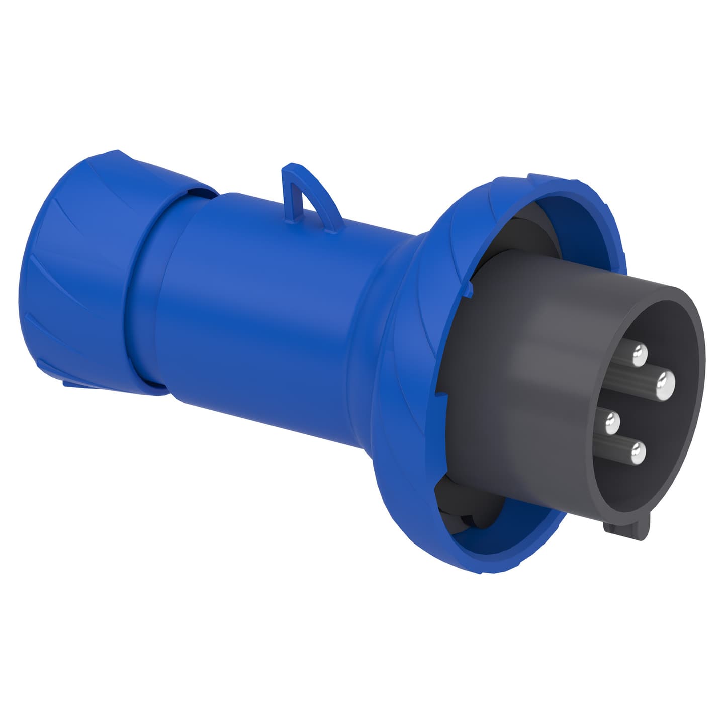 Enchufe industrial aéreo SCHNEIDER PKE32M724 · 3P+T 32A 200/250VAC azul 9H IP67