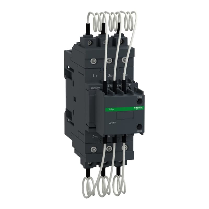 Contactor para condensador SCHNEIDER LC1DPKM7 · 3P 17/30/32/50kvar 230/415/440/690V bobina 220V