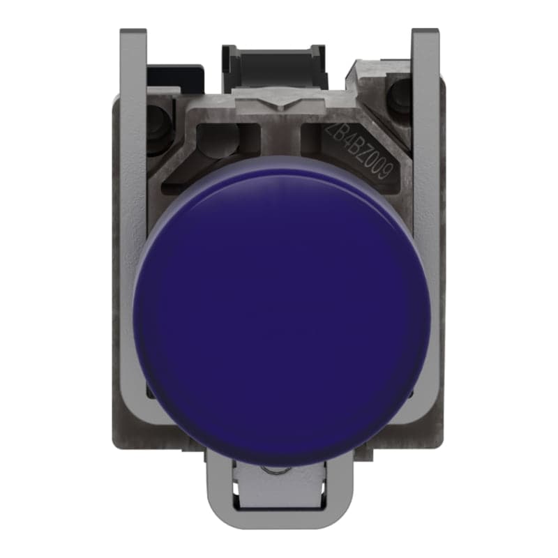 Imagen referencial de la serie: Piloto de señalización metal SCHNEIDER XB4BVG6 · color azul Ø 22mm 120VAC Harmony
