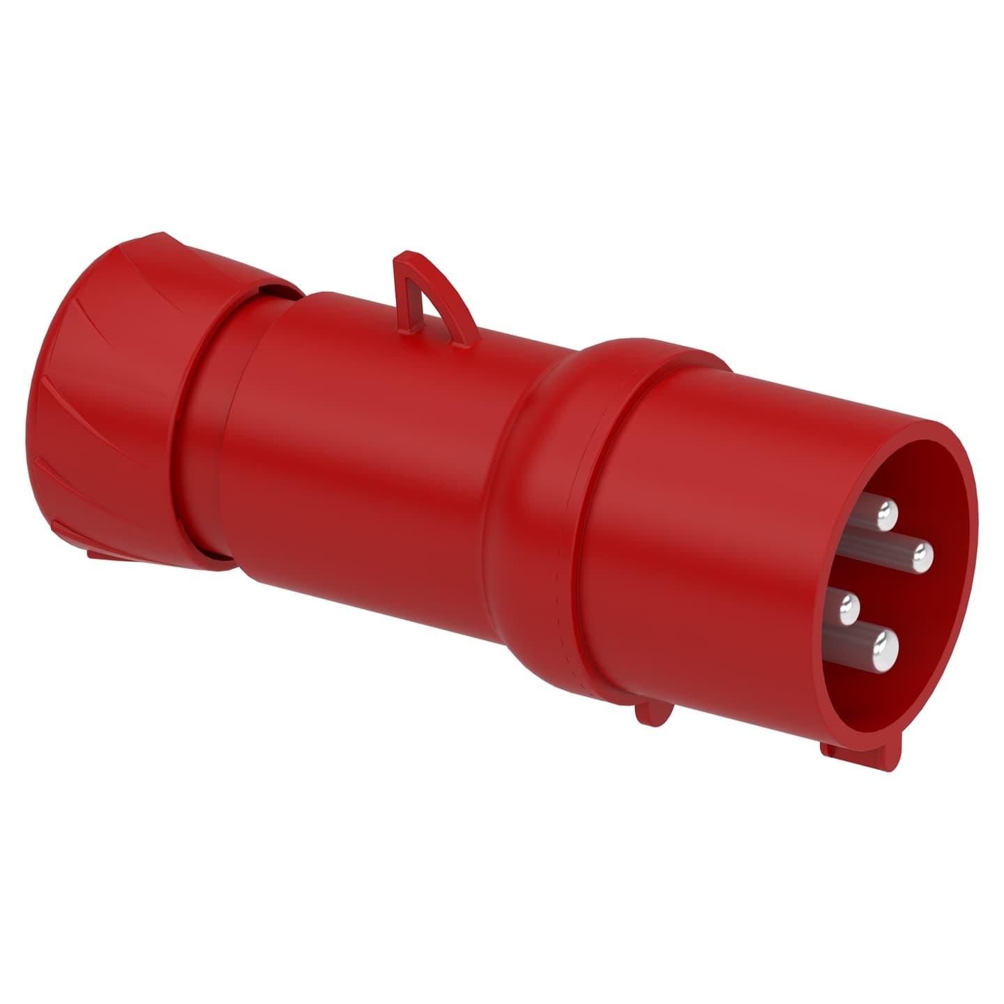 Enchufe industrial aéreo SCHNEIDER PKX32M434 · 3P+T 32A 380/415VAC rojo 6H IP44