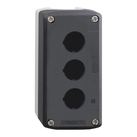 Caja botonera vacia plástico SCHNEIDER XALD03 · 3 orificios 22mm Harmony