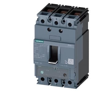 Imagen referencial de la serie: Interruptor de caja moldeada SIEMENS 3VA1112-6EF32-0AA0 · 3P regulable 88 - 125A icc = 625 - 1250 icu = 100kA/22