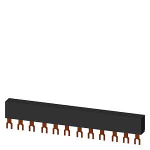 Barra colectora trifásica SIEMENS 3RV1915-1CB · para 4 guardamotores A 45mm tamaño S00/S2