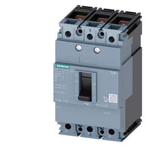 Imagen referencial de la serie: Interruptor de caja moldeada SIEMENS 3VM1040-2ED32-0AA0 · 3P fijo 40A icc = 400 icu = 25kA 220VAC