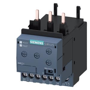Relé de vigilancia para contactor tamaño SIEMENS 3RR2142-1AW30 · S0 ajuste analógico 4-40A, 50-60Hz