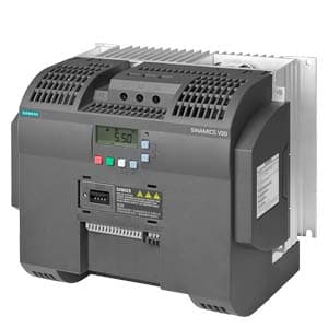 Imagen referencial de la serie: Variador de frecuencia SIEMENS 6SL3210-5BE27-5UV0 · SINAMICS V20 380-480VAC trifásico 7.5kW E/S: 4 di, 2 do, 2 ai, 1 ao