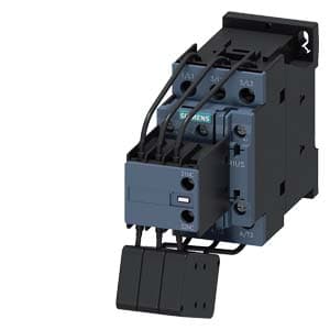 Imagen referencial de la serie: Contactor para condensador SIEMENS 3RT2626-1AL25 · Ac-6B 20kvar, /400V 1NA+2NC 230V tamaño S0