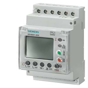 Imagen referencial de la serie: Monitor de corrientes residual digital tipo A SIEMENS 5SV8001-6KK · / AC idn 0.03 - 3A / 5 - 30A 0