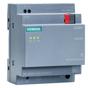 Módulo lógico SIEMENS 6BK1700-0BA20-0AA0 · LOGO! Cmk2000 módulo integrar Logo! 8A domotica KNX; DC 24V 0.04A