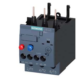 Imagen referencial de la serie: Relé térmico SIEMENS 3RU2126-1JB0 · 7-10A 1NA+1NC tamaño S0, clase 10