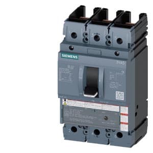 Imagen referencial de la serie: Interruptor de caja moldeada SIEMENS 3VA5212-6EF31-0AA0 · 3P 125A Ir=100A...125A cortocircuito Ii=10…20 × in