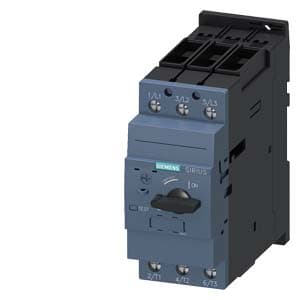Imagen referencial de la serie: Guardamotor SIEMENS 3RV2031-4BA10 · 3P regulable 14...20A 100kA/240VAC tamaño S2, clase 10