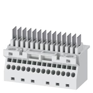 Parte inferior para conexión de cables auxiliar SIEMENS 3WA9111-0AB01 · (Aux) para interruptor 3WA