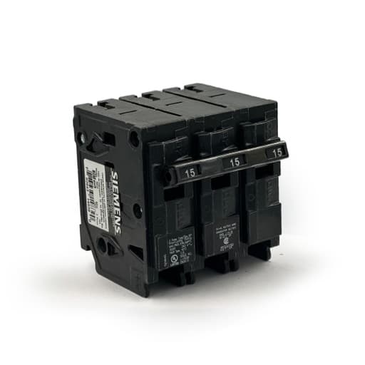 Interruptor termomagnético engrampe SIEMENS Q315 · 3x15A 10kA 240V