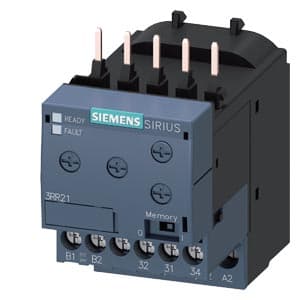Relé de vigilancia para contactor tamaño SIEMENS 3RR2141-1AW30 · S00 ajuste analógico 1.6-16A, 50-60Hz