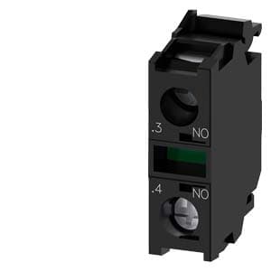 Bloque de contacto SIEMENS 3SU1400-1AA10-1BA0 · 1NA, bornes tornillo para fijación en placa frontal
