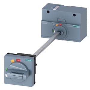 Mando rotativo prolongado eje SIEMENS 3VA9257-0FK21 · 300mm para interruptor 3VA12
