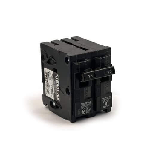 Interruptor termomagnético engrampe SIEMENS Q215 · 2x15A 10kA 240V