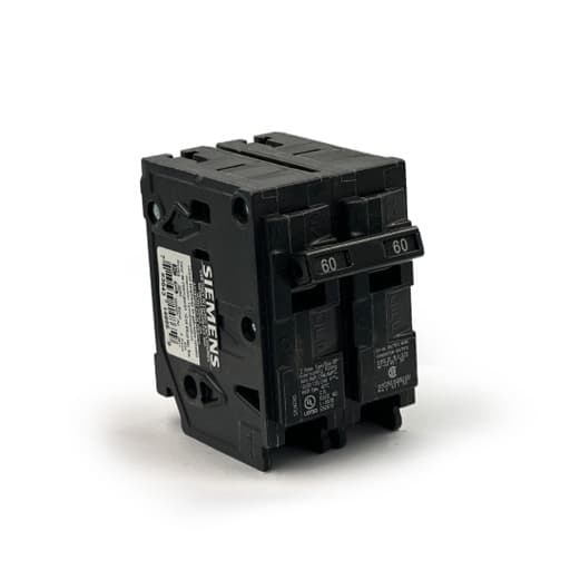 Interruptor termomagnético engrampe SIEMENS Q260 · 2x60A 10kA 240V