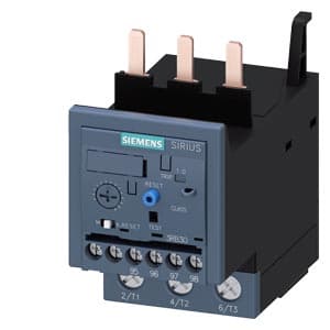 Relé de sobrecarga electrónico regulable SIEMENS 3RB3036-1UB0 · 12.5-50A 1NA+1NC. tamaño S2, clase 10E