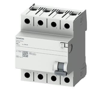 Imagen referencial de la serie: Interruptor diferencial SIEMENS 5SV5342-0 · 4P 25A 400VAC 30mA tipo AC Sentron