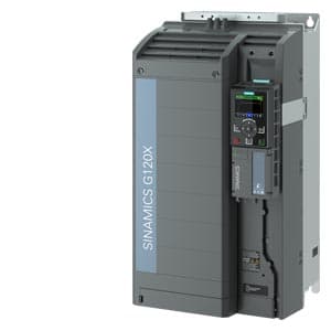 Imagen referencial de la serie: Variador de frecuencia SIEMENS 6SL3220-2YC32-0UB0 · SINAMICS G120X 22kW sin filtrar 200-240V 3 AC 47-63Hz T.: fse Ip2