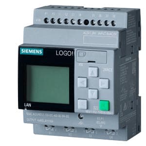 Módulo lógico SIEMENS 6ED1052-1HB08-0BA1 · LOGO! 24Rce módulo Logico,Con display 24VDC/Vac / Relay., 8Di (4Ai)/4Do