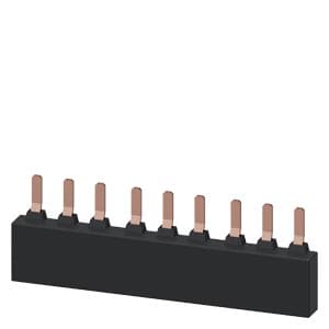 Barra colectora trifásica SIEMENS 3RV1935-1B · para 3 guardamotores A 55mm tamaño S2