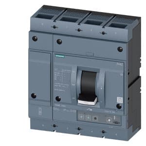 Imagen referencial de la serie: Interruptor de caja moldeada SIEMENS 3VA2580-5HL42-0AA0 · 4P regulable 320 - 800A icc = 1200 - 8000 icu = 85kA/22