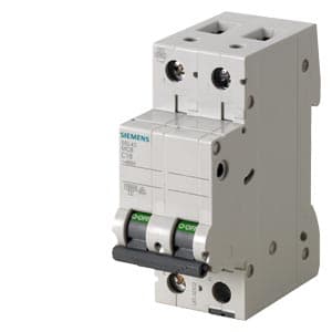 Imagen referencial de la serie: Interruptor termomagnético SIEMENS 5SL4204-7RC · 2P 4A 230VAC 20kA curva C