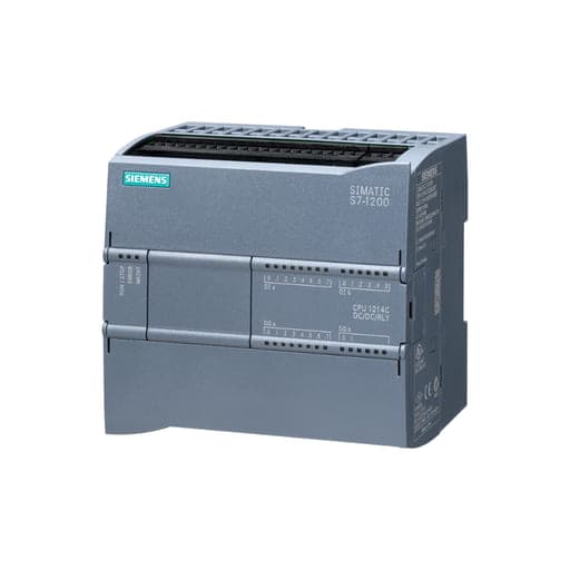 Módulo PLC SIEMENS 6ES7214-1HG40-0XB0 · SIMATIC S7-1200, cpu 1214C, cpu compacta, Dc/Dc/Reles, E/S integradas: 14