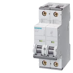 Imagen referencial de la serie: Interruptor termomagnético SIEMENS 5SY5263-7 · 2P 63A 230/400VDC 10kA curva C