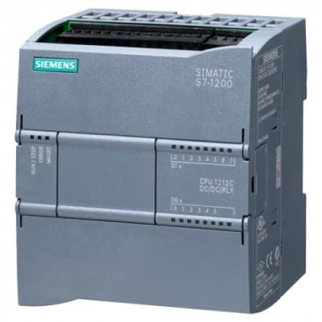 Módulo PLC SIEMENS 6ES7212-1HE40-0XB0 · SIMATIC S7-1200, cpu 1212C, cpu compacta, Dc/Dc/Reles, E/S integradas: 8