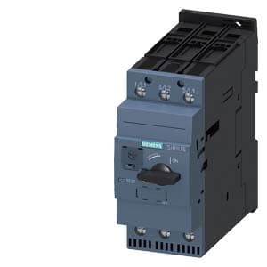 Imagen referencial de la serie: Guardamotor SIEMENS 3RV2031-4JA10 · 3P regulable 54...65A 100kA/240VAC tamaño S2, clase 10