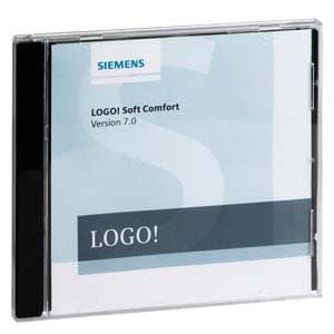 Módulo lógico SIEMENS 6ED1058-0BA08-0YA1 · LOGO! V8 soft comfort, licencia indiv. winxp, Win7, Win8V.32/64 bitt