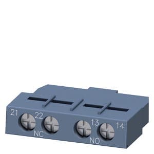 Contacto auxiliar frontal SIEMENS 3RV2901-1E · 1NA + 1NC para guar. 3RV2 tamaño S00 - S3