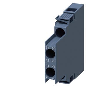 Contacto auxiliar lateral SIEMENS 3RH2921-1DA11 · 1NA + 1NC para contactor 3RT2 tamaño S0-S3