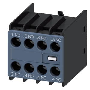 Contacto auxiliar frontal SIEMENS 3RH2911-1HA31 · 3NA + 1NC para contactor 3RH2 y 3RT2 tamaño S00-S3