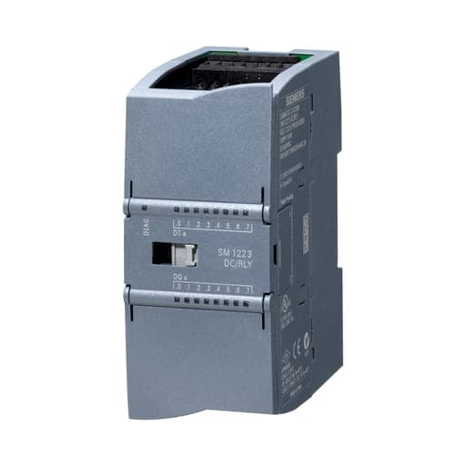 Módulo PLC SIEMENS 6ES7223-1PH32-0XB0 · SIMATIC S7-1200, E/S digital sm 1223, 8 di / 8 do, 8 di DC 24V, Sink/Source