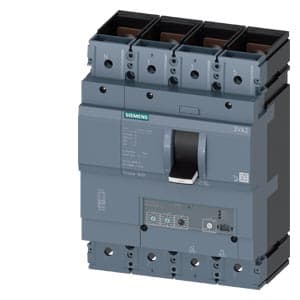 Interruptor de caja moldeada SIEMENS 3VA2463-5HL42-0AA0 · 4P regulable 250 - 630A icc = 940 - 5670 icu = 85kA 220