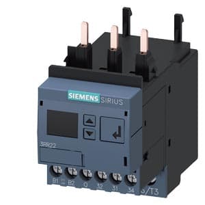 Relé de vigilancia para contactor tamaño SIEMENS 3RR2242-1FW30 · S0 ajuste digital 4-40A, 50-60Hz