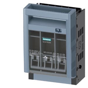 Seccionador portafusible trifásico SIEMENS 3NP1123-1CA20 · T. NH T. 000, 3 polos, 100A