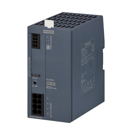 Fuente SITOP SIEMENS 6EP3334-3SB00-0AX0 · PSU4200 1AC 24V/10A, entrada: 120/240V AC salida: 24VDC/10