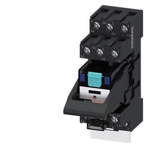 Relé enchufable SIEMENS LZS:PT3A5L24 · 11 pines con LED 24VDC 10A 3Nanc zocalo enchufable standar (LZSPT3A5L24)
