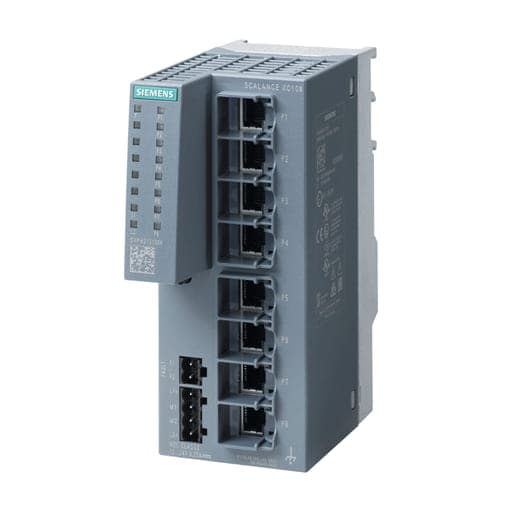 Switch industrial scalance SIEMENS 6GK5108-0BA00-2AC2 · XC108 - 8 puertos RJ45 10/100 mbps - 24V DC
