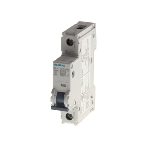 Interruptor termomagnético SIEMENS 5SJ4125-7HG40 · 1 polo 25A 240VAC 15kA