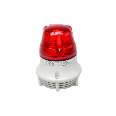 Baliza fija/intermitente SIRENA 38653 · rojo 90/240VAC IP30 72dB microlamp AF