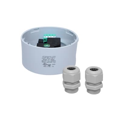 Base para sobreponer SIRENA 90369 · 120/240VAC gris + transformador deep HT