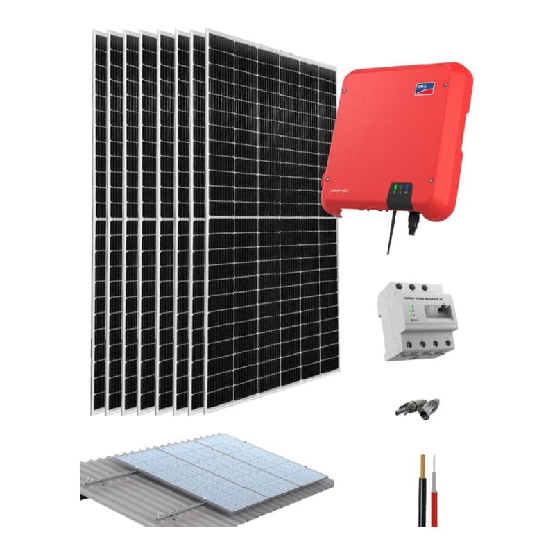 Kit autoconsumo directo SMA · 3000W 18200Wh/día (SMA-KIT-RED-3000W-18200WH/DIA)
